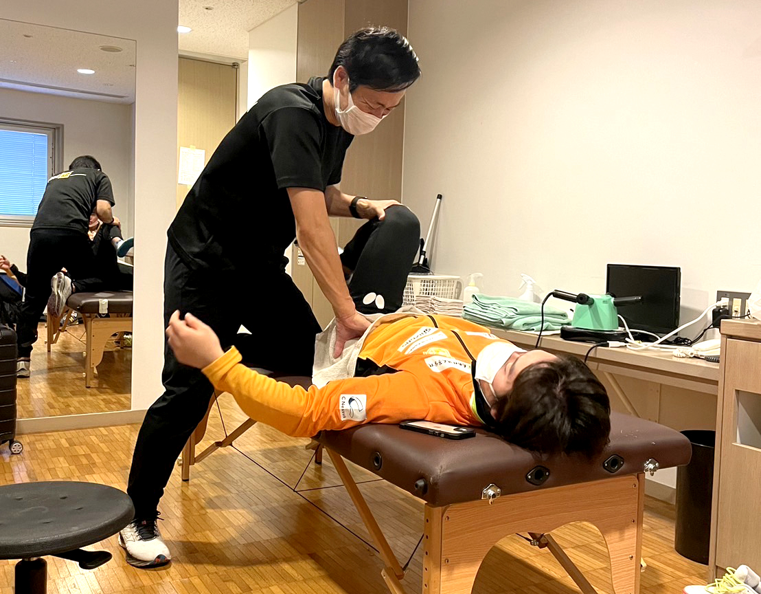 施術をしている写真